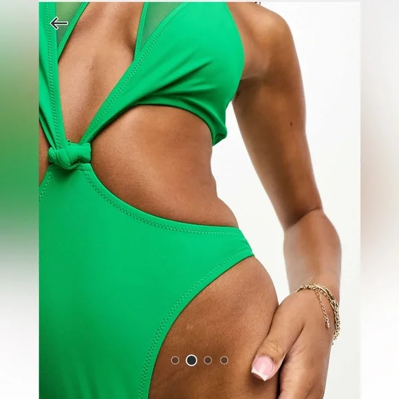 Cut out mesh swimsuit - Picture 4 of 4